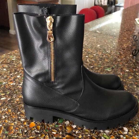 vegan moto boots